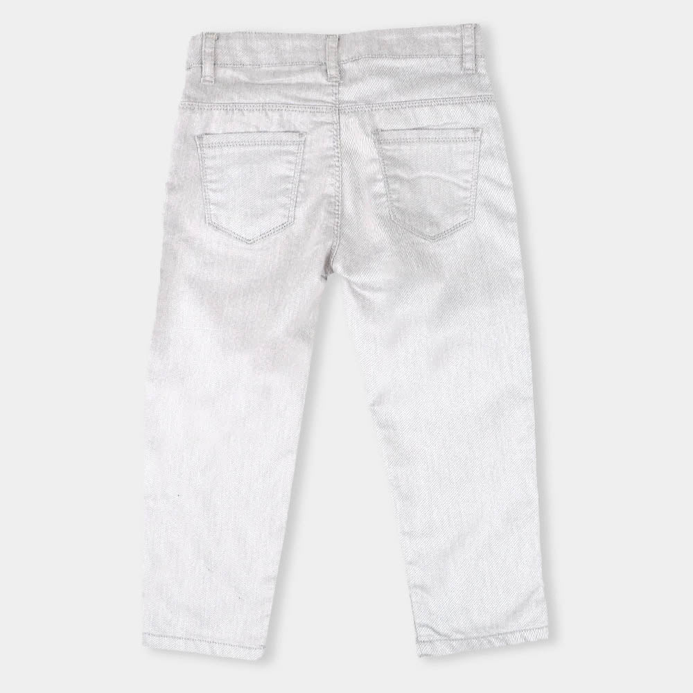 Boys Pant Cotton Basic - S.Grey