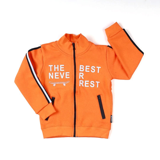 Never Rest Jacket For Boys - Orange