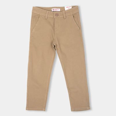 Boys Pant Cotton Chino Basic -KHAKI