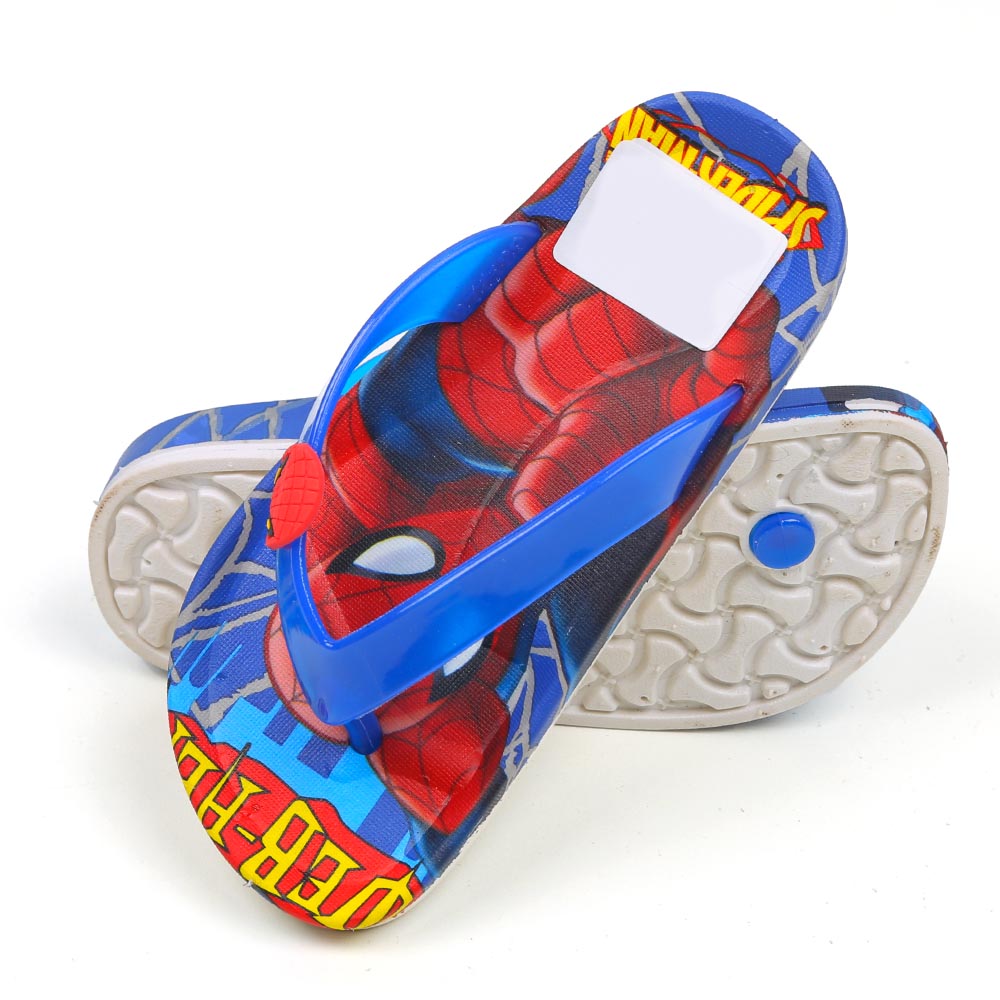 Boys Character Slippers - Blue