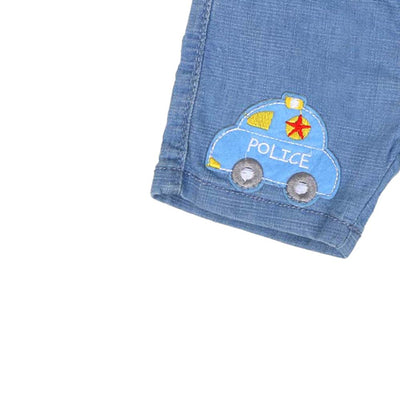 Infant Boys Denim Short - LIGHT BLUE