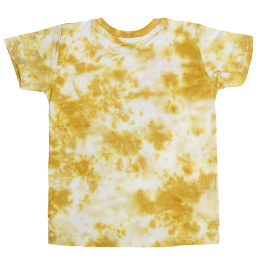 Tie Dye Bag T-Shirt For Boys - Yellow