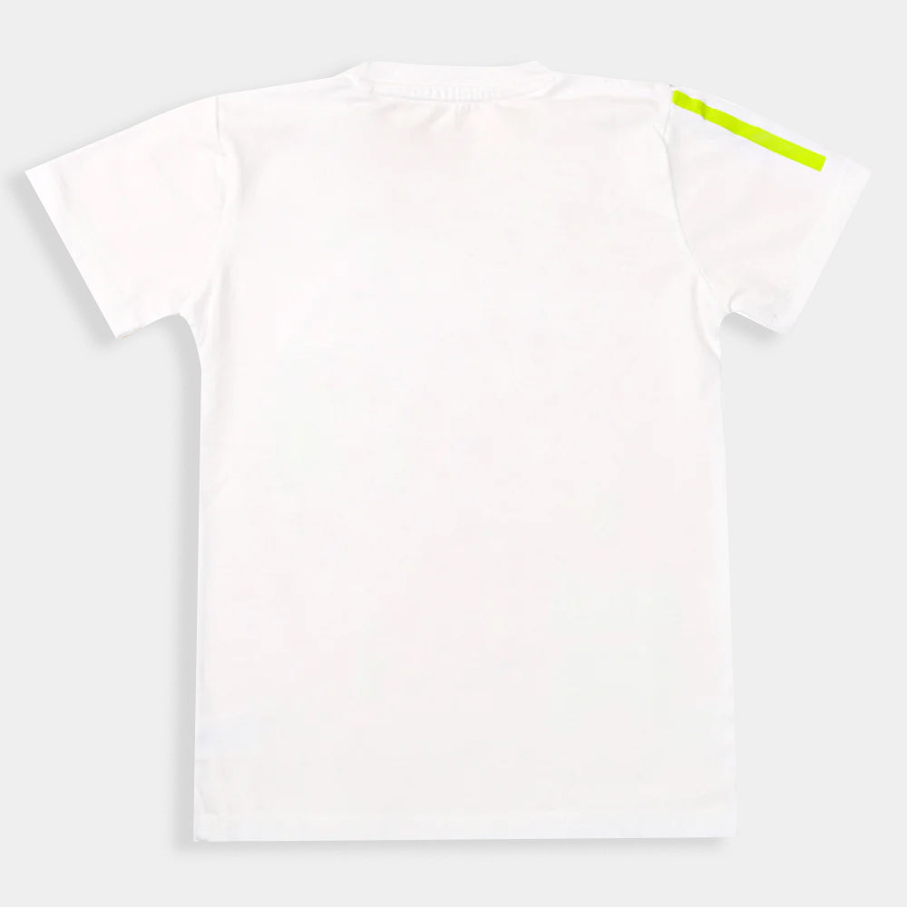 Boys T-Shirt Gamer E-C-White