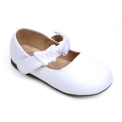 Fancy Casual Pumps For Girls - White