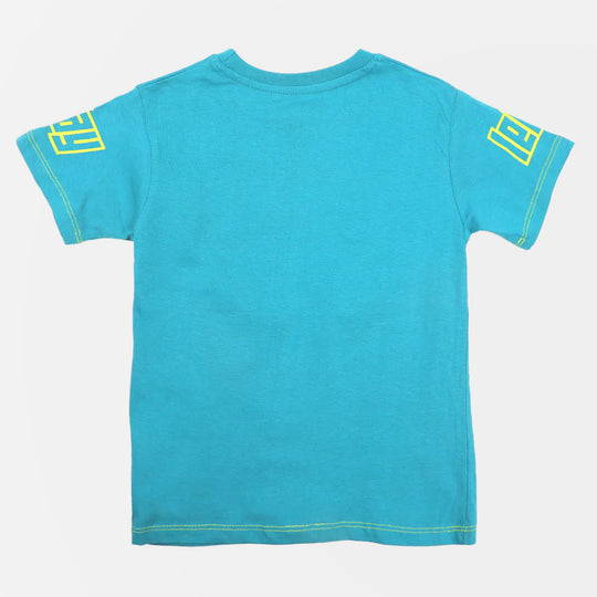 Boys T-Shirt Lets Play - Blue