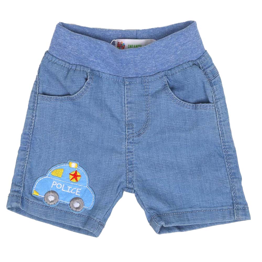 Infant Boys Denim Short - LIGHT BLUE