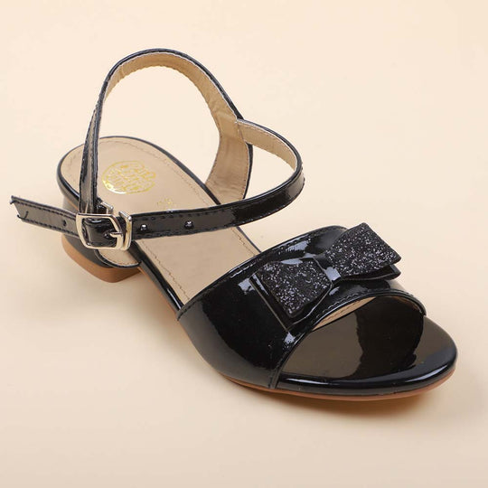 Heels Sandal For Girls - Black