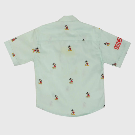 Infant Boys Casual Shirt - Mint Green