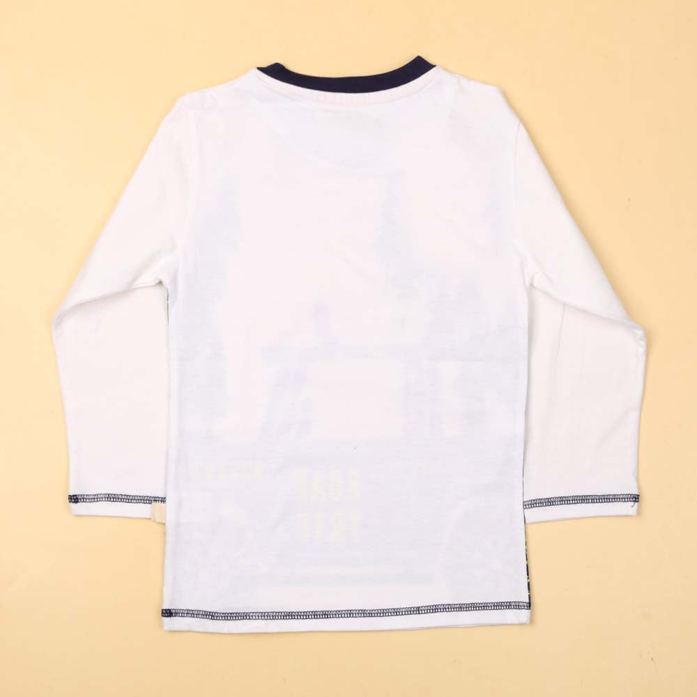 Road Trip T-Shirt For Boys - White