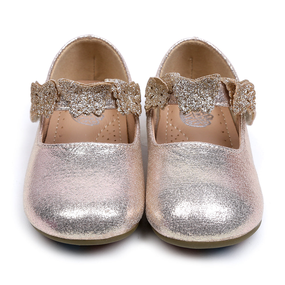 Fancy Casual Pumps For Girls - Gold