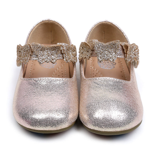 Fancy Casual Pumps For Girls - Gold