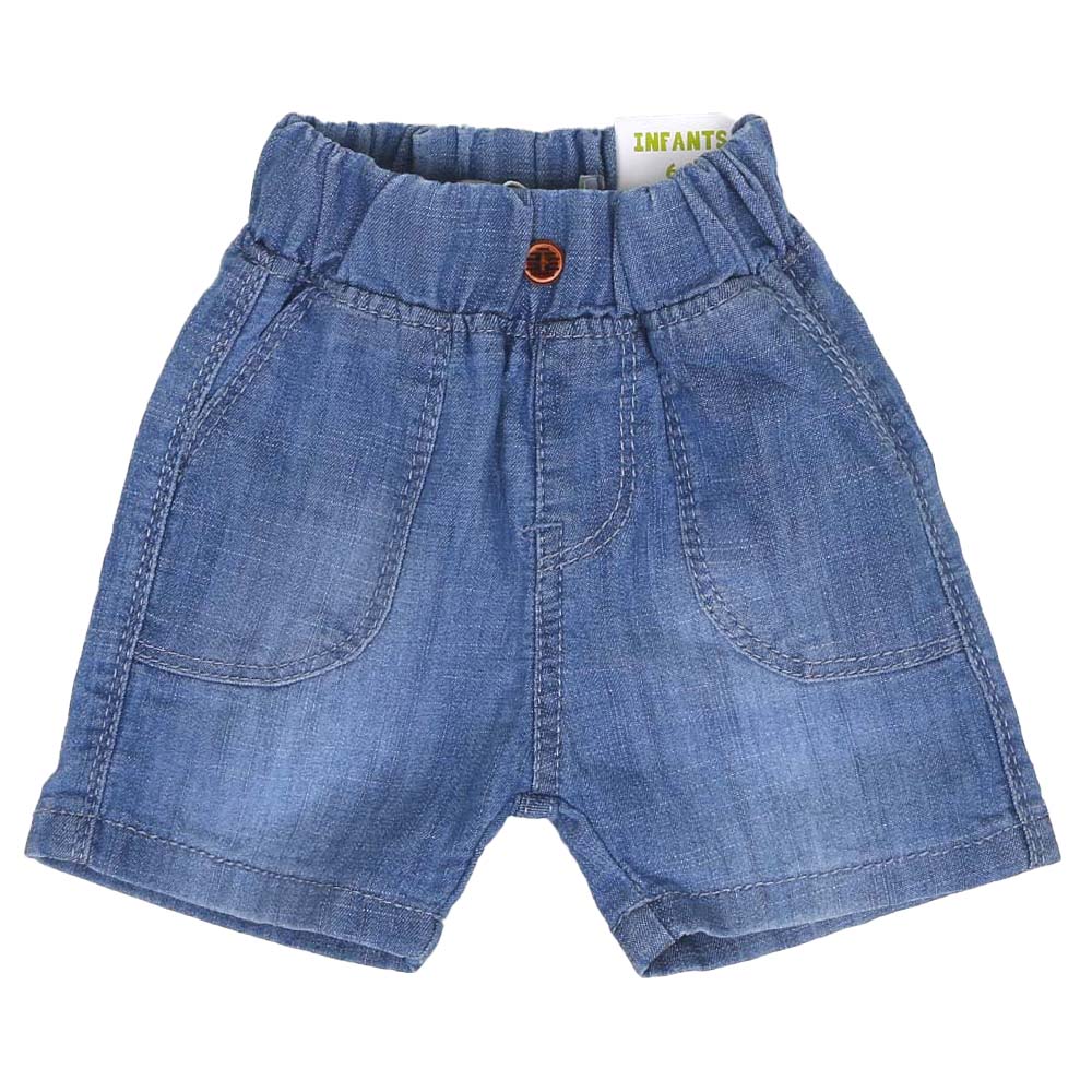 Infant Boys Denim Short - Ice Blue