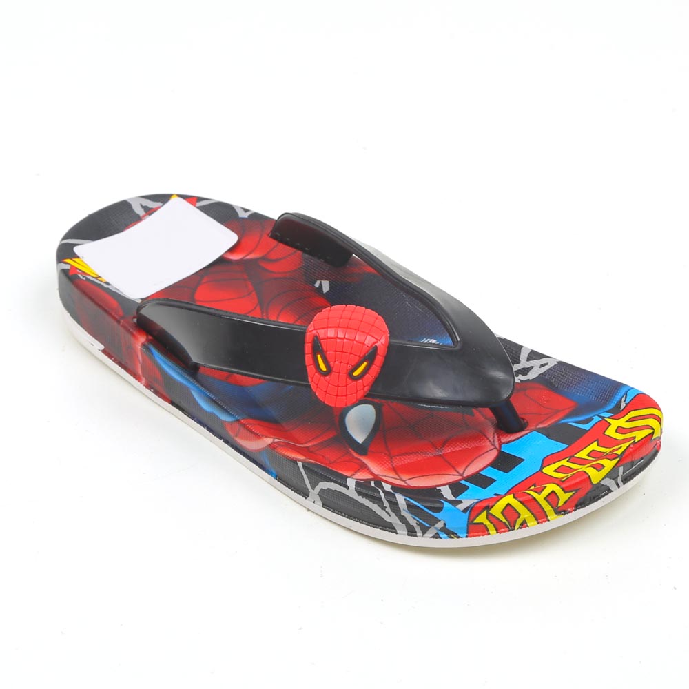 Boys Character Slippers - Black