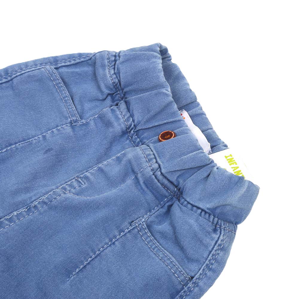 Infant Boys Denim Shorts - Ice Blue