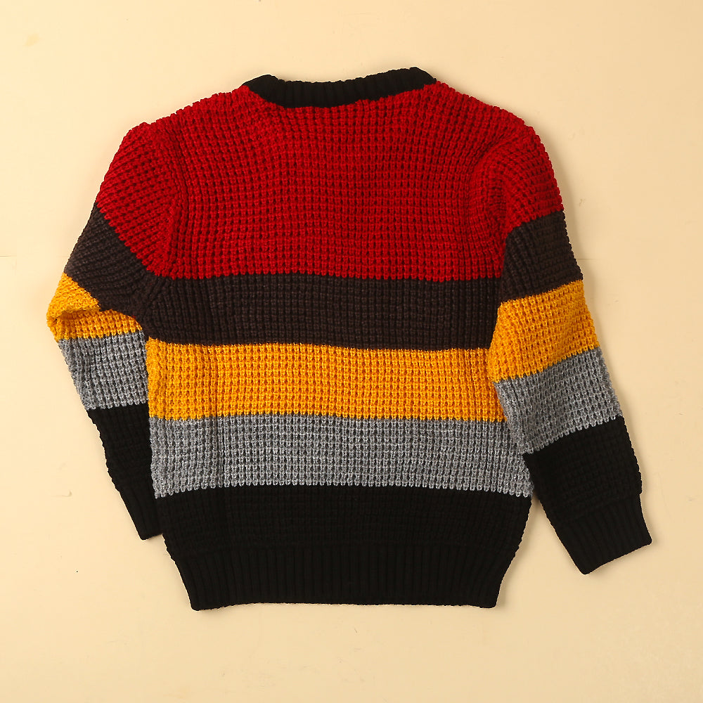Stripe Sweater For Boys - Yarn Dyed (BS-23)