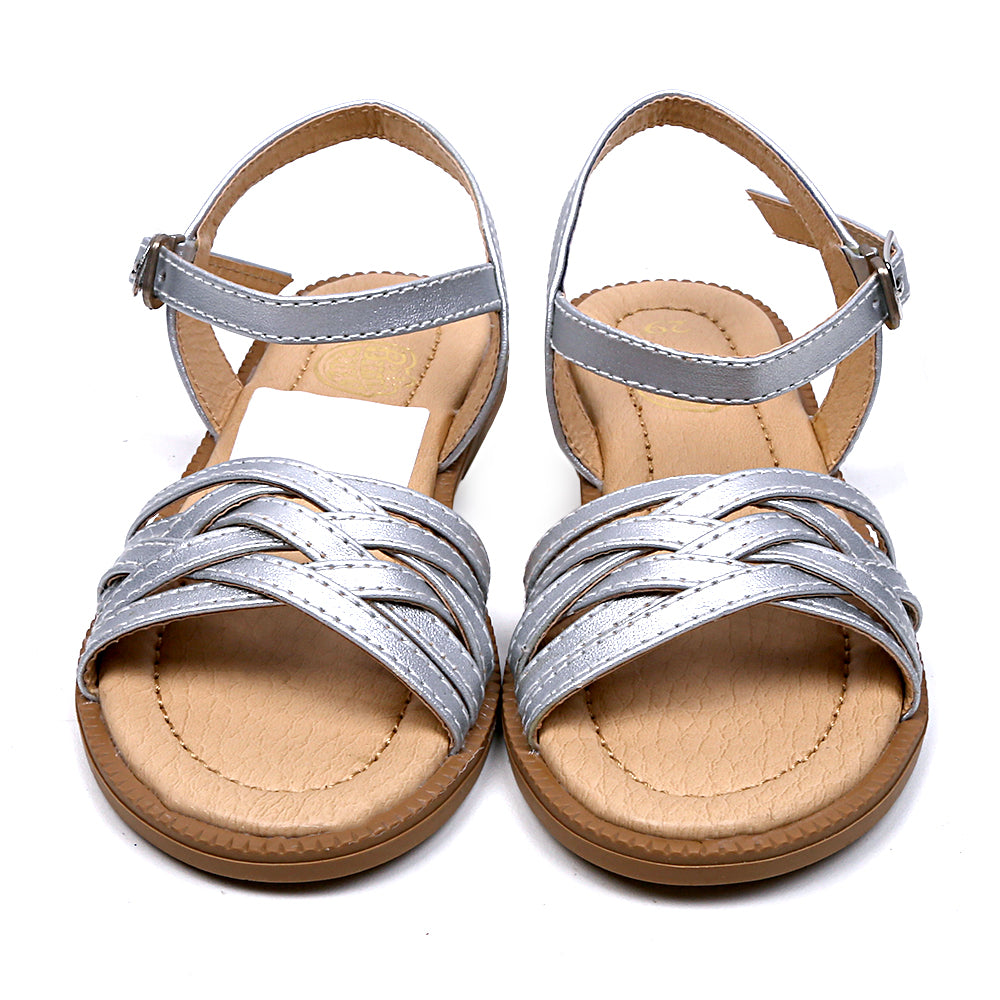 Sandals For Girls - Silver (2301)