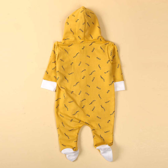 Lion Romper For Infants - Mustard (IS-127)