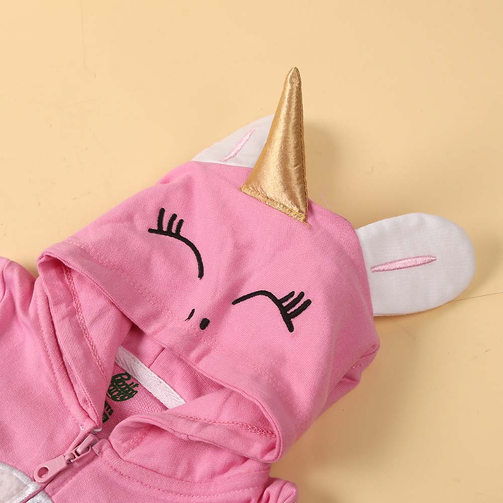 Character Terry Romper For Girls - Pink