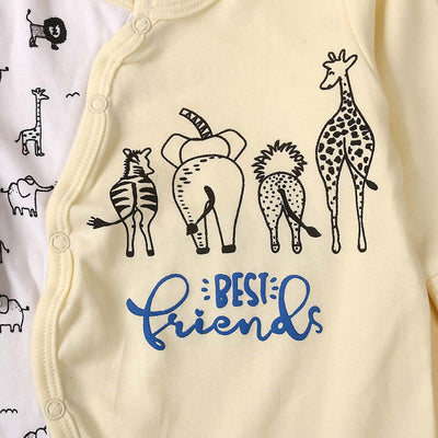 Best Friend Romper For Infant - Cream