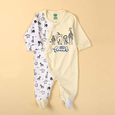 Best Friend Romper For Infant - Cream