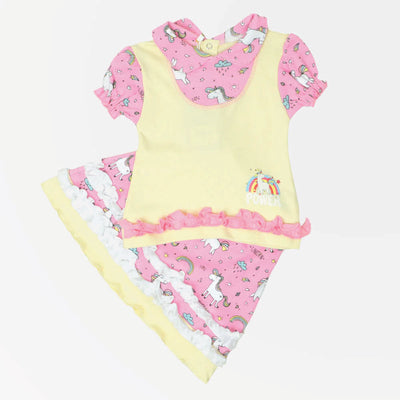 infant Girls Suit Knitted 2Pc