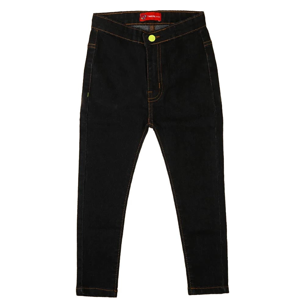 Denim Jeggings For Girls - Dark Blue