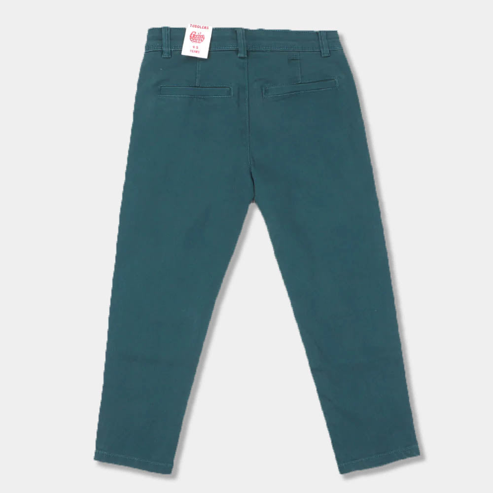 Boys Pant Cotton Chino Basic -Teal