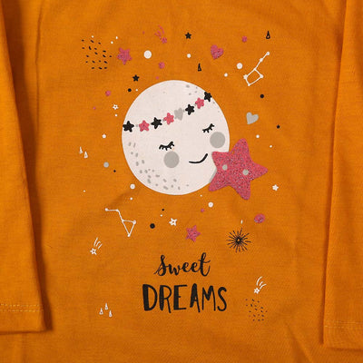 Sweet Dream Night Suit For Girls - Citrus