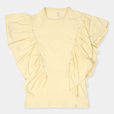 Girls T-Shirt Fashion - Cream