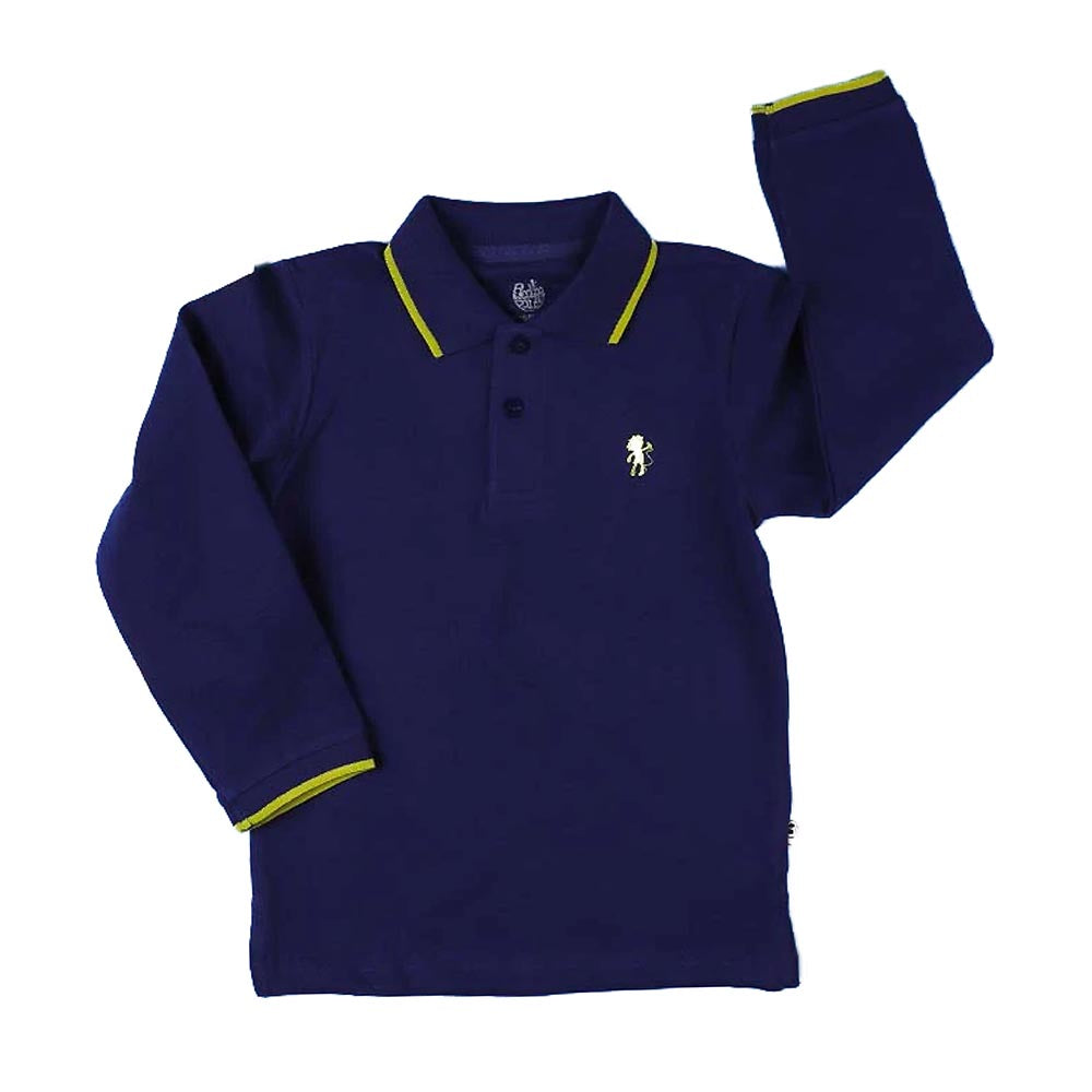 Basic Polo Shirt For Boys - Navy