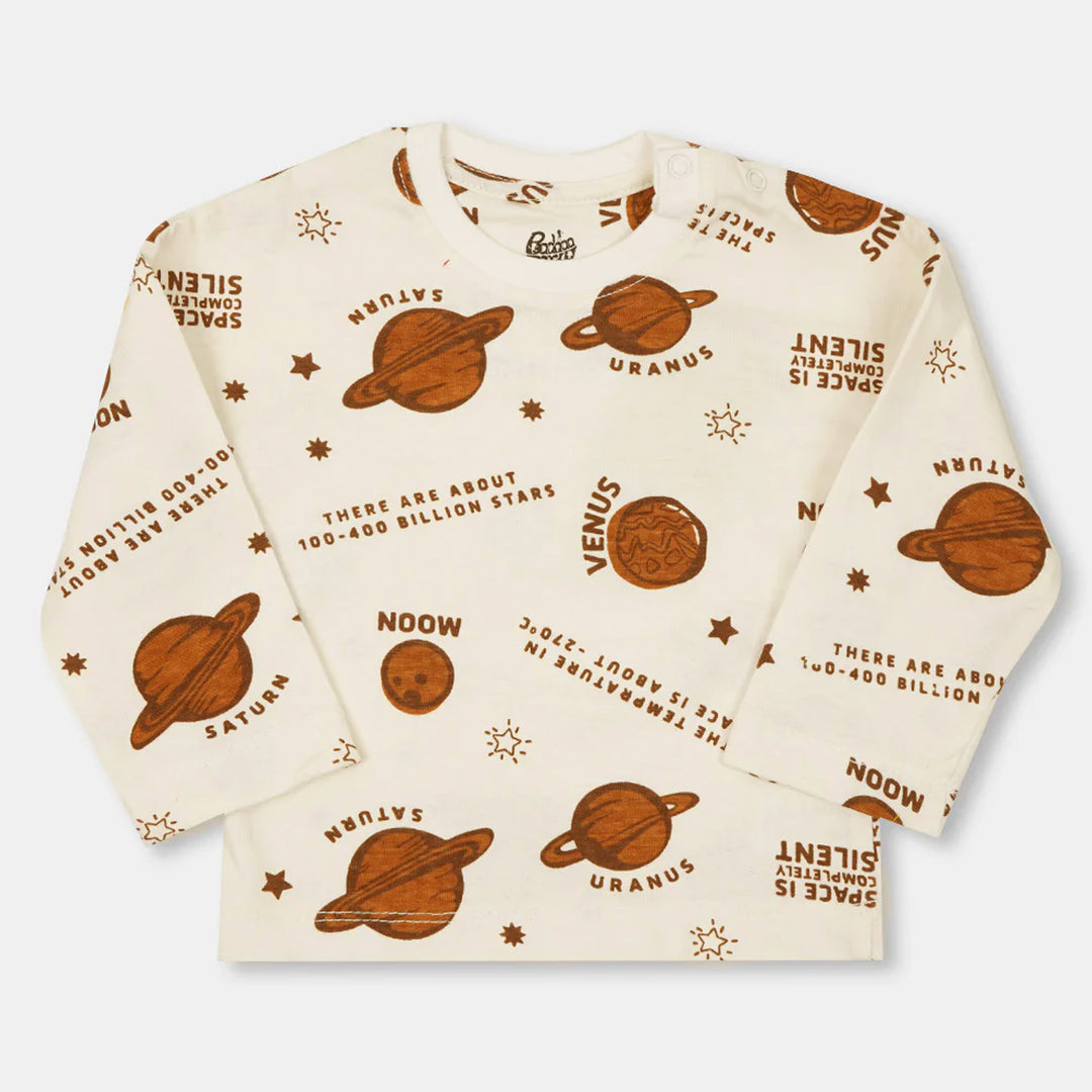 Infant Boys T-Shirt Silent Space - Off White