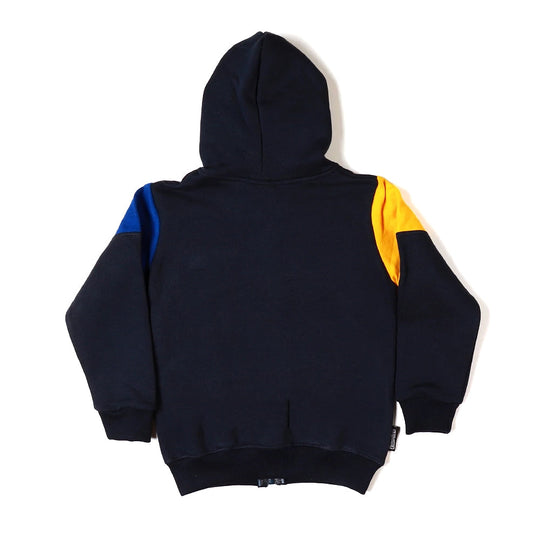 Hooded Jacket For Boys - Navy Blue