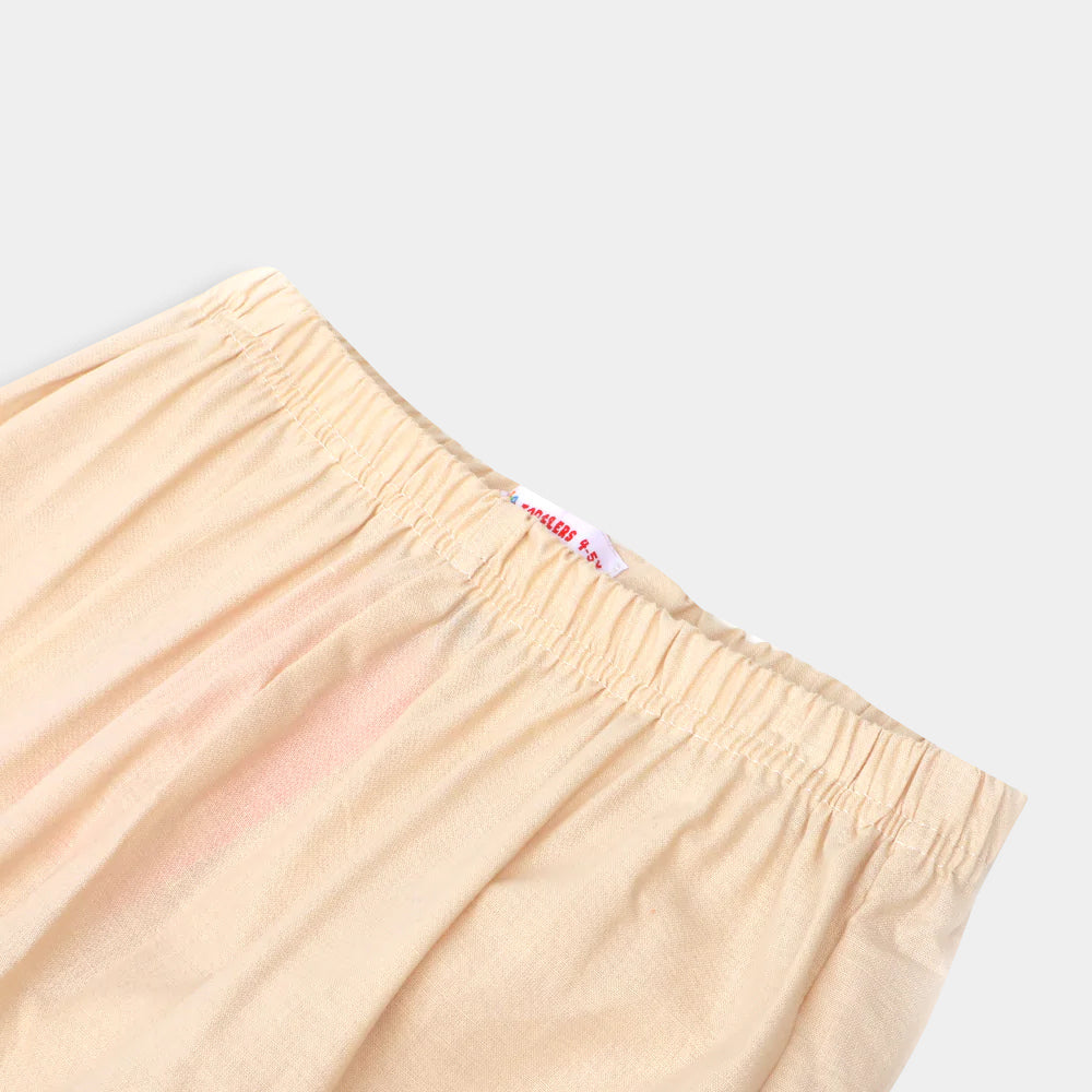 Girls Trouser Pintex -BEIGE