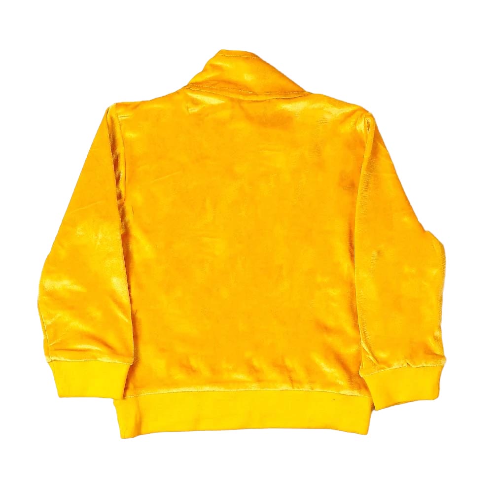 Girls Sweatshirt Emb Heart - Yellow