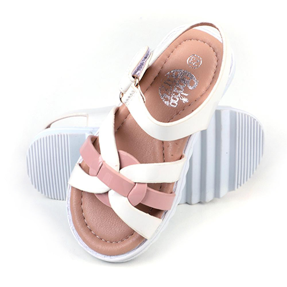 Fancy Strap Sandals For Girls - White (1010-9)