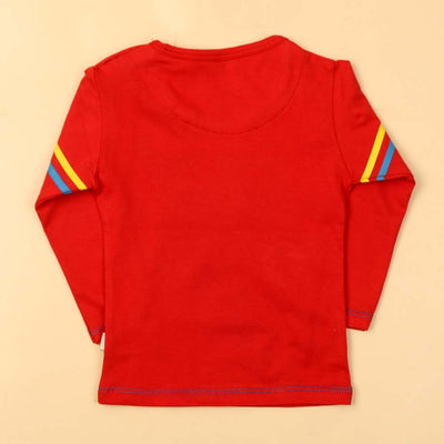 Baseball T-Shirt For Boys - Red