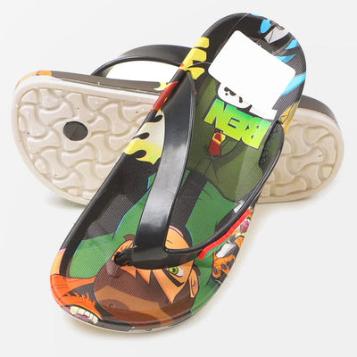 Character Slippers For Boys - Green