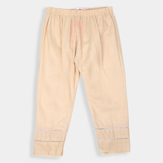 Girls Trouser Pintex -BEIGE