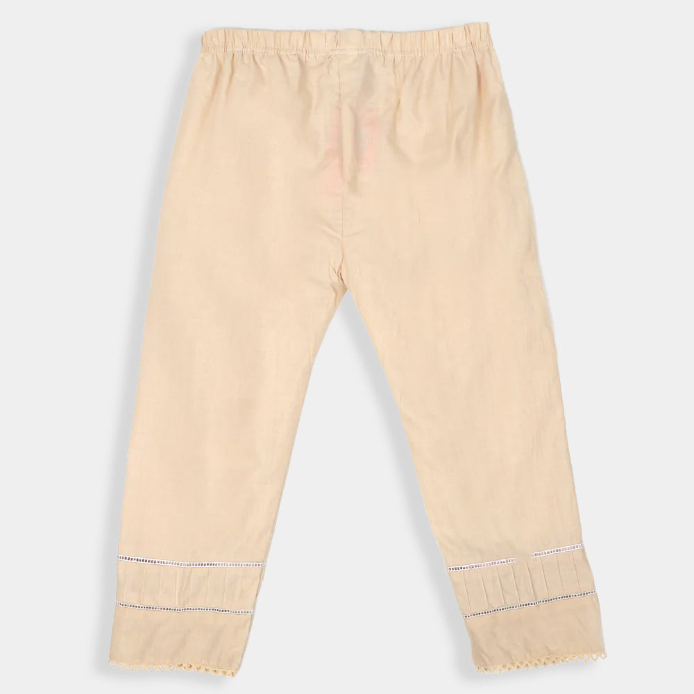 Girls Trouser Pintex -BEIGE