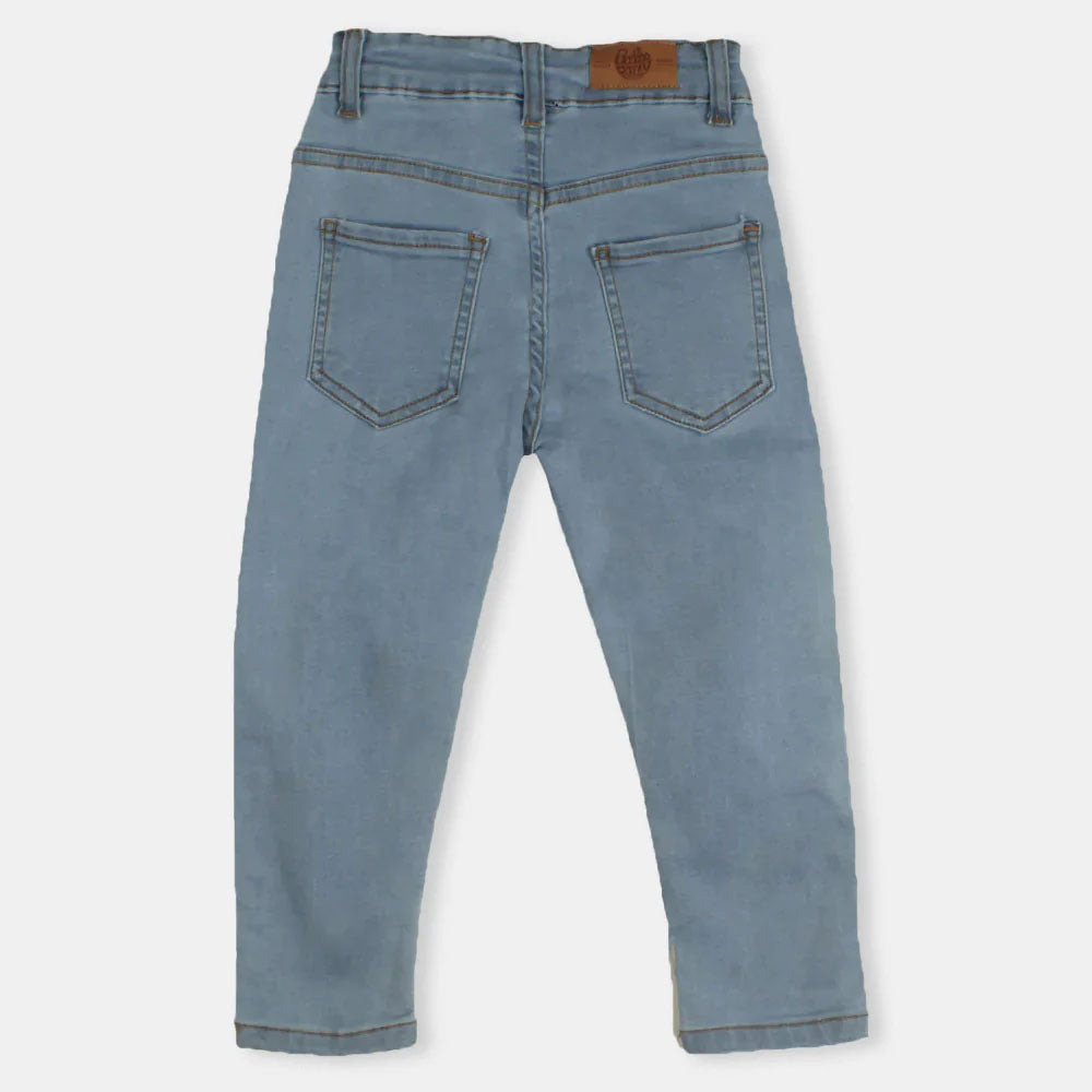 Girls Pant Denim Basic - Ice Blue