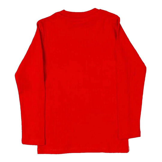 Kids Full Sleeves T-Shirt Rib - Racing Red