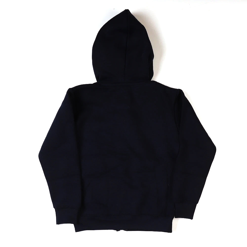 Winter Hooded Jacket For Girls - N.Blue