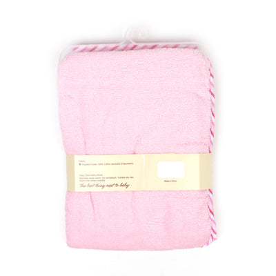 Carter's Elephant Hooded Baby Bath Towel - Pink (5258)