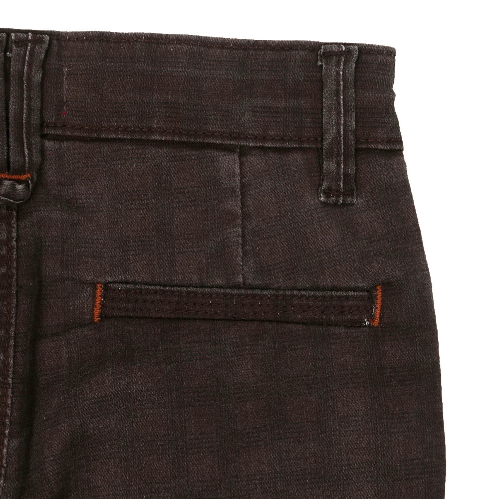 Check Cotton Bold Pant For Boys - D-Brown