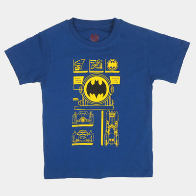 Boys T-shirt Batmobile-Navy Peony