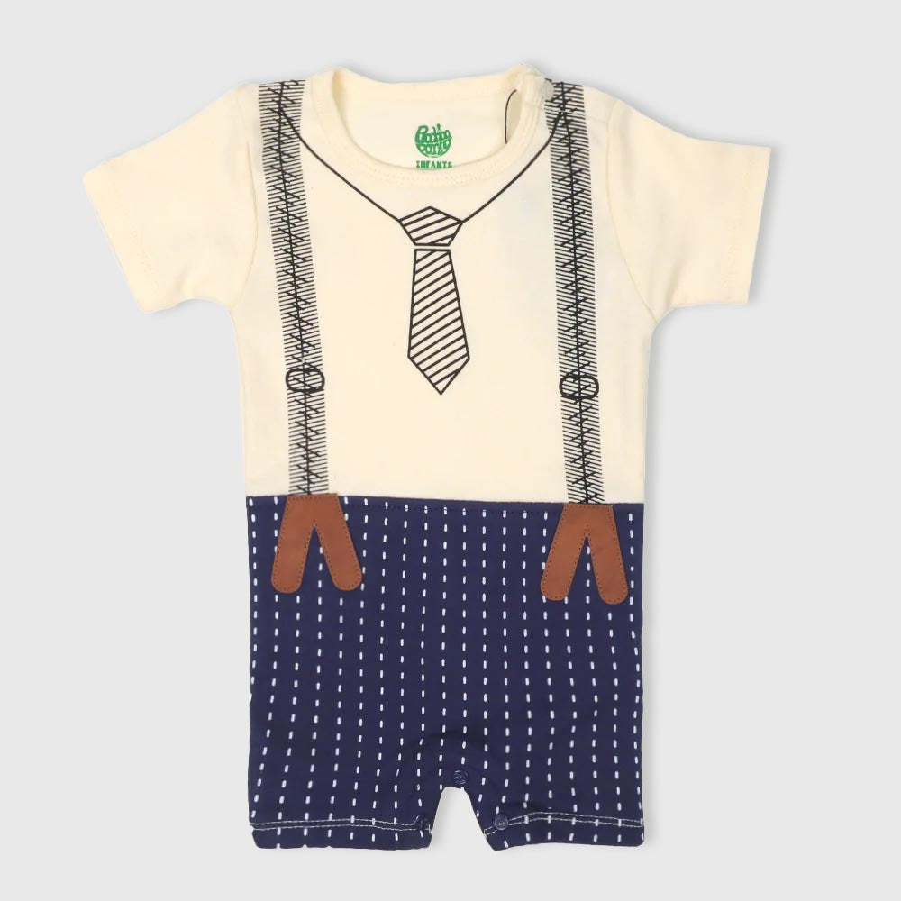 Infant Boys Knitted Romper Formal Suit