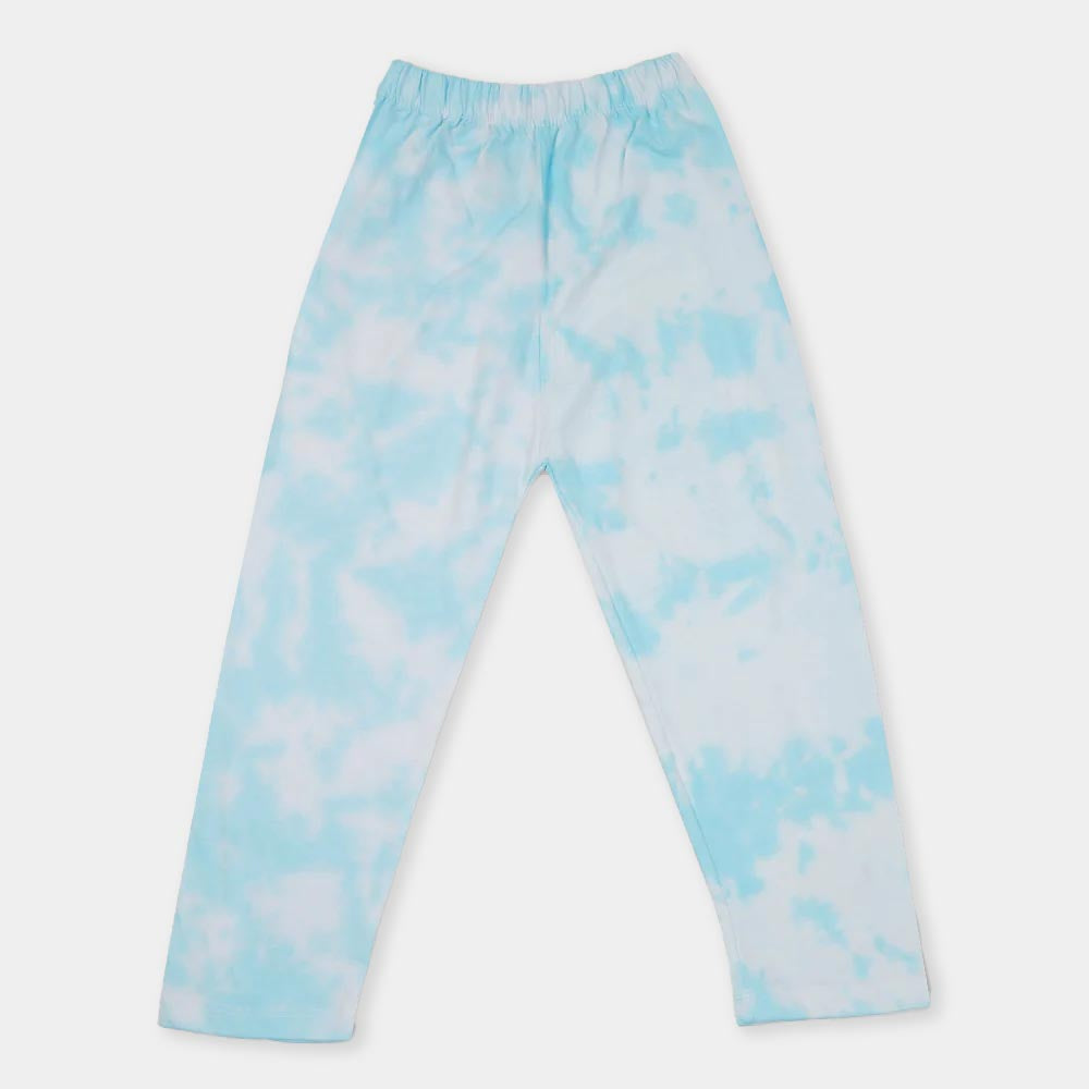 Girls Knitted Night Suit Sleep All Night - Tie Dye