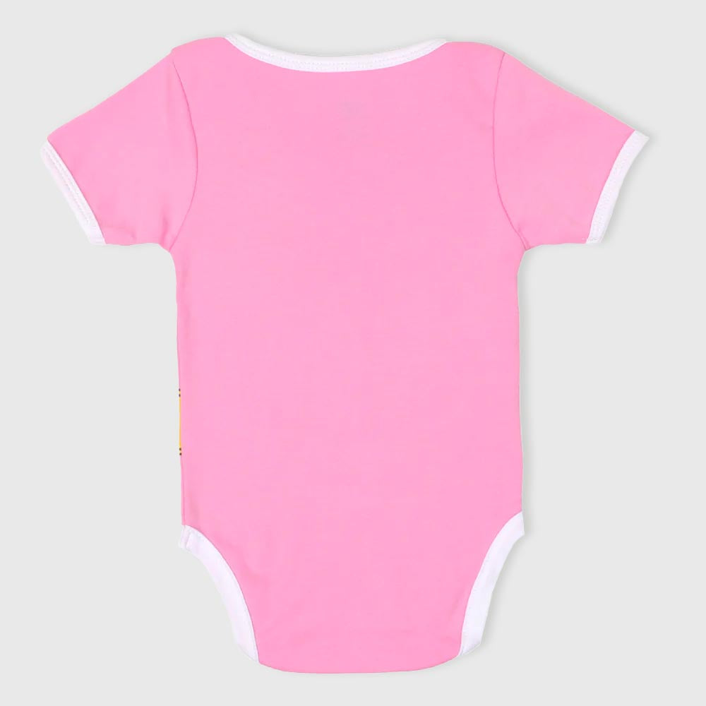 Infant Girl Knitted Romper -Pink