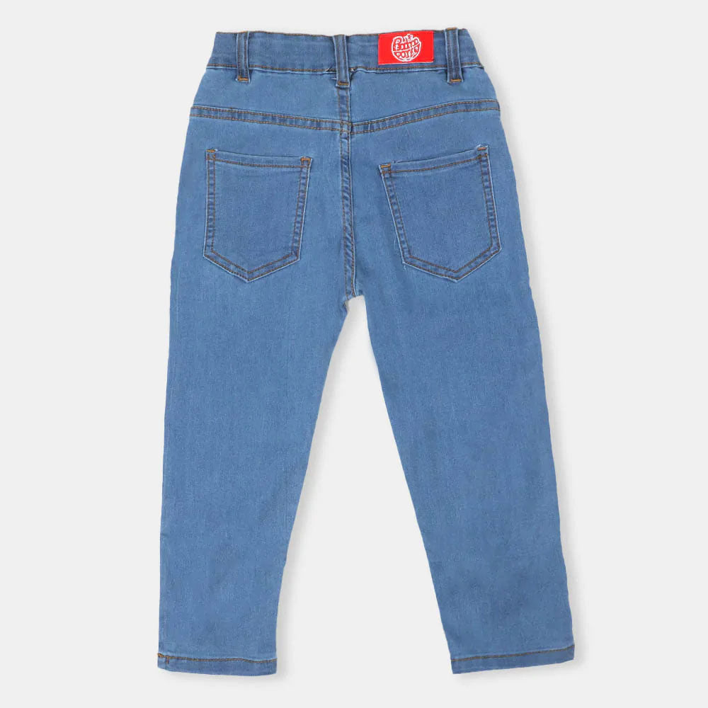 Girls Pant Denim Basic - Mid Blue