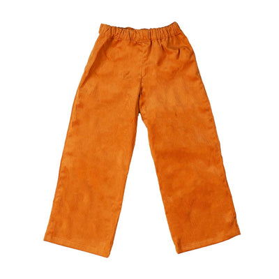 Corduroy Pant For Girls - Gold Fusion